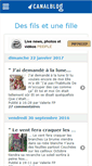 Mobile Screenshot of desfilsetunefille.com